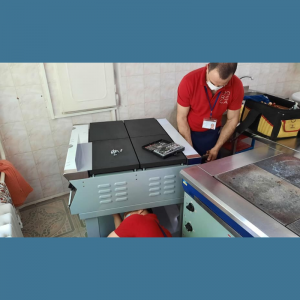 În blocul alimentar al IET nr.73 a fost instalată o plită electrică care va incepe în curând să funcţioneze