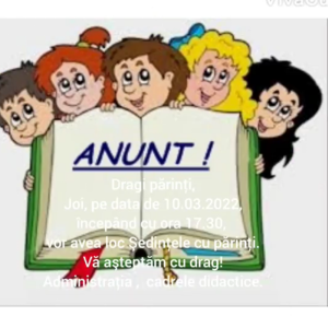 Şedinţele cu părinţii