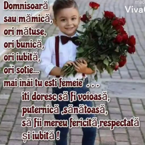 Mesaj de felicitare către Doamnele colectivului IET nr.73