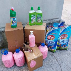 IET nr.73, sec. Centru a fost dotat cu produse sanitare