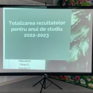 Evaluarea rezultatelor obținute pentru anul de studii 2022-2023