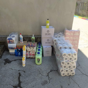 Recunoștință pentru sprijinul acordat în aprovizionarea IÎP Grădiniţa nr. 73 cu detergenți și alte produse necesare pentru asigurarea igienei